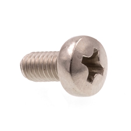 Prime-Line Machine Screw, Metric, Pan Head, Phil Drive M4-0.7 X 8MM A2-70 Stainless Steel 10PK 9131186